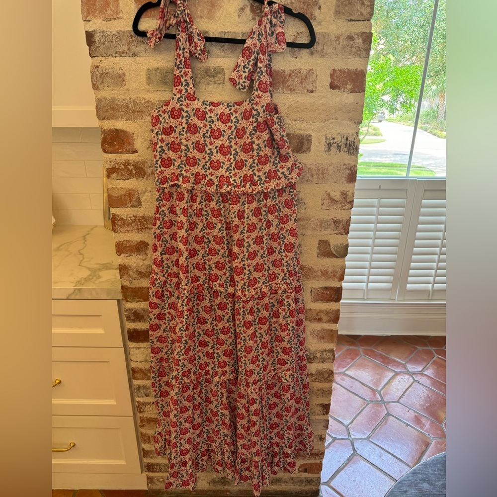 Anna Cate Eliza Maxi Dress with shoulder ties. Worn twice.